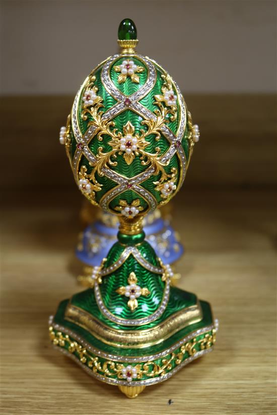 House of Faberge. Six birthday present eggs